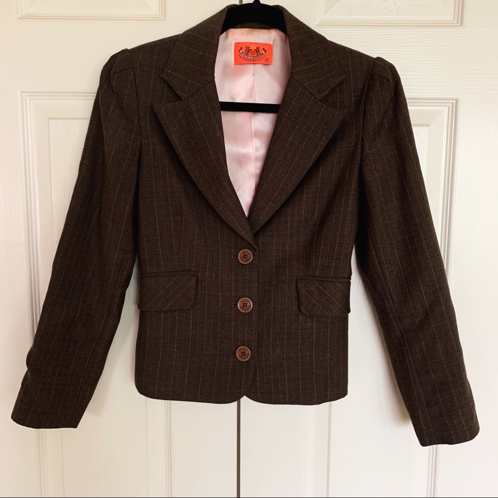 Juicy Couture 100% Wool Blazer Size P